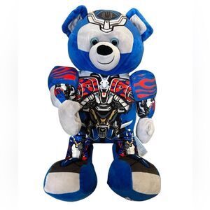 Build a bear plush Optimus prime transformer